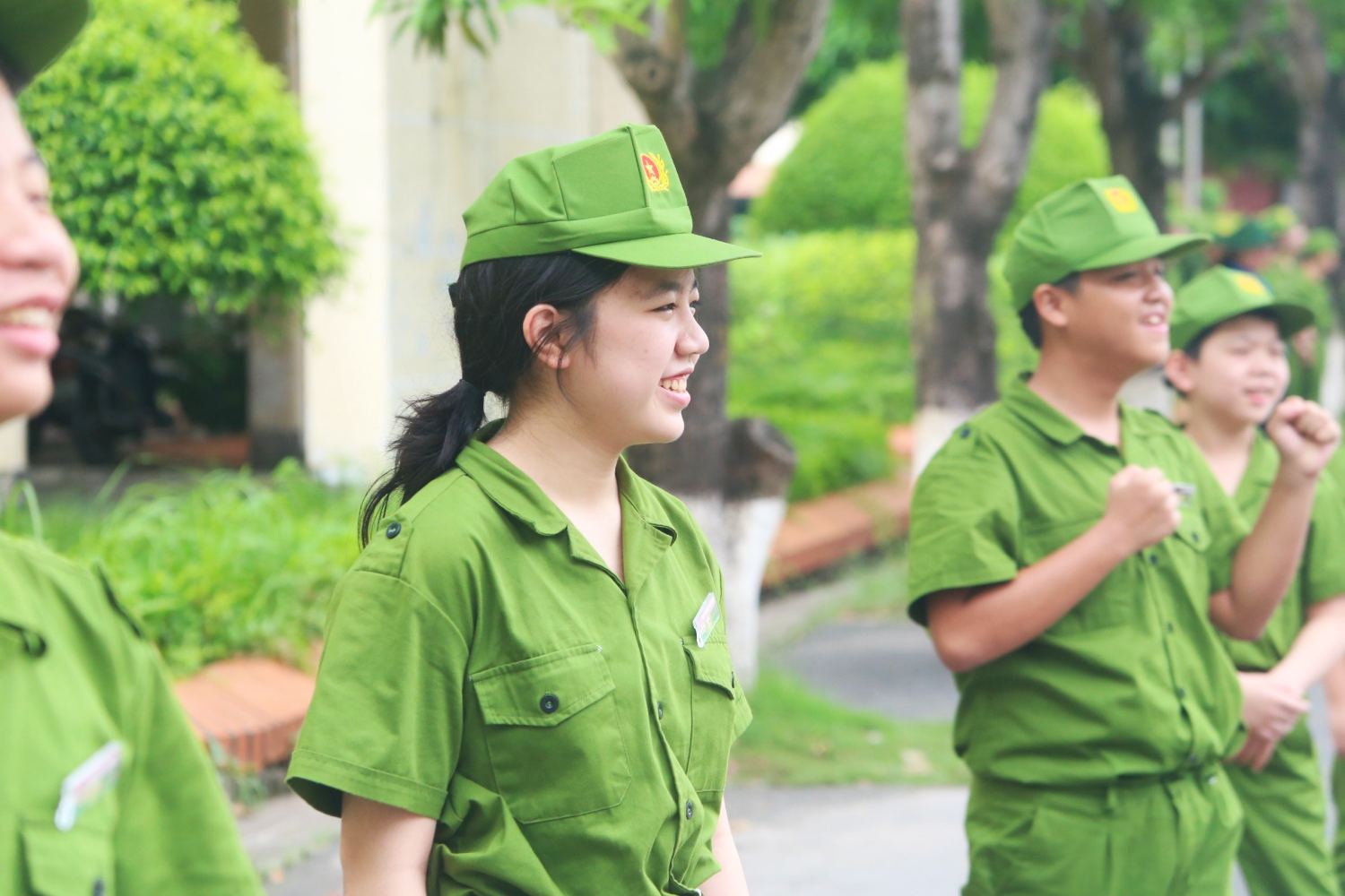 Các buổi học diễn ra trong không khí vui tươi, sôi nổi. Ảnh: Thùy Trang